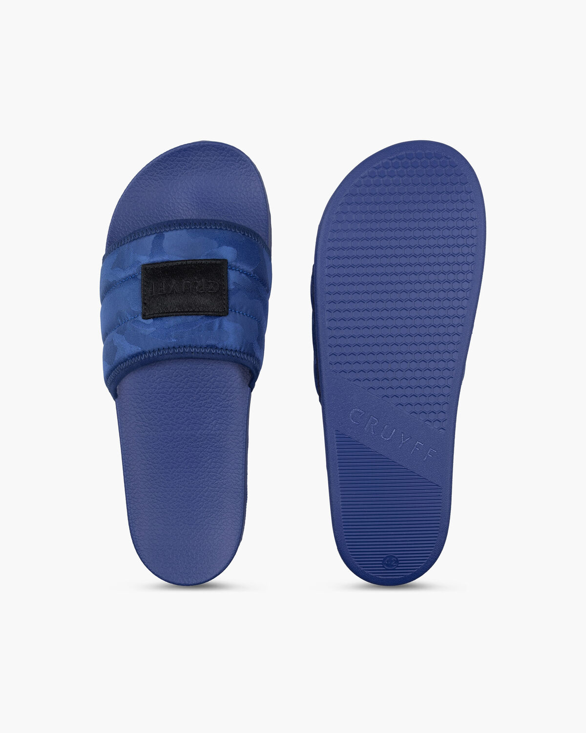 Quilted slide, Navy, hi-res