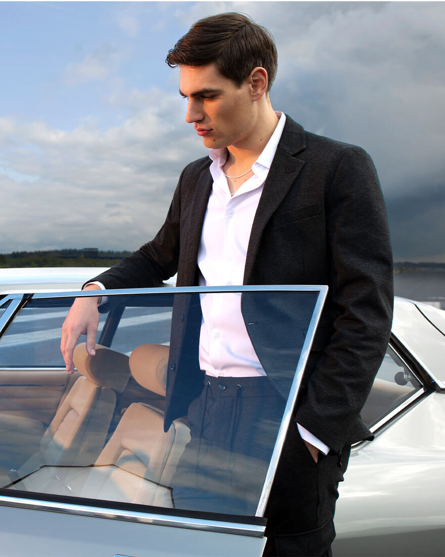 Domenec Blazer, Grey, hi-res