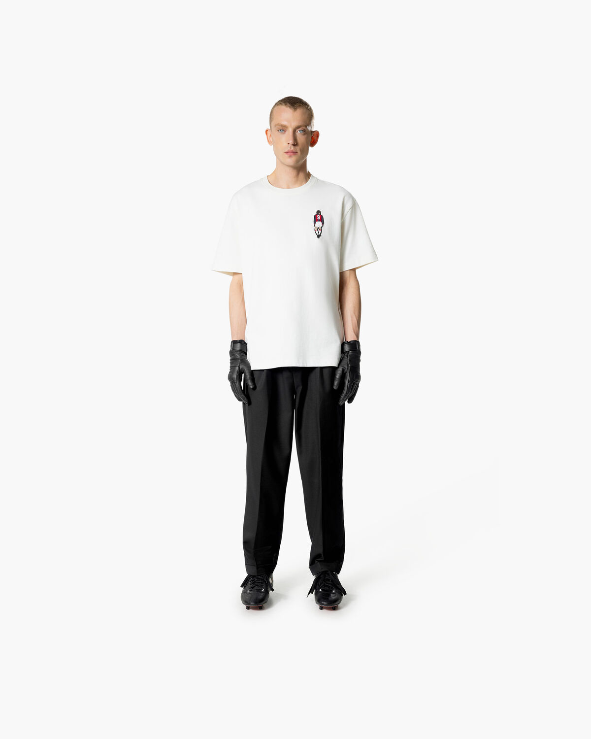 Luxury Signature Tee, Crème, hi-res