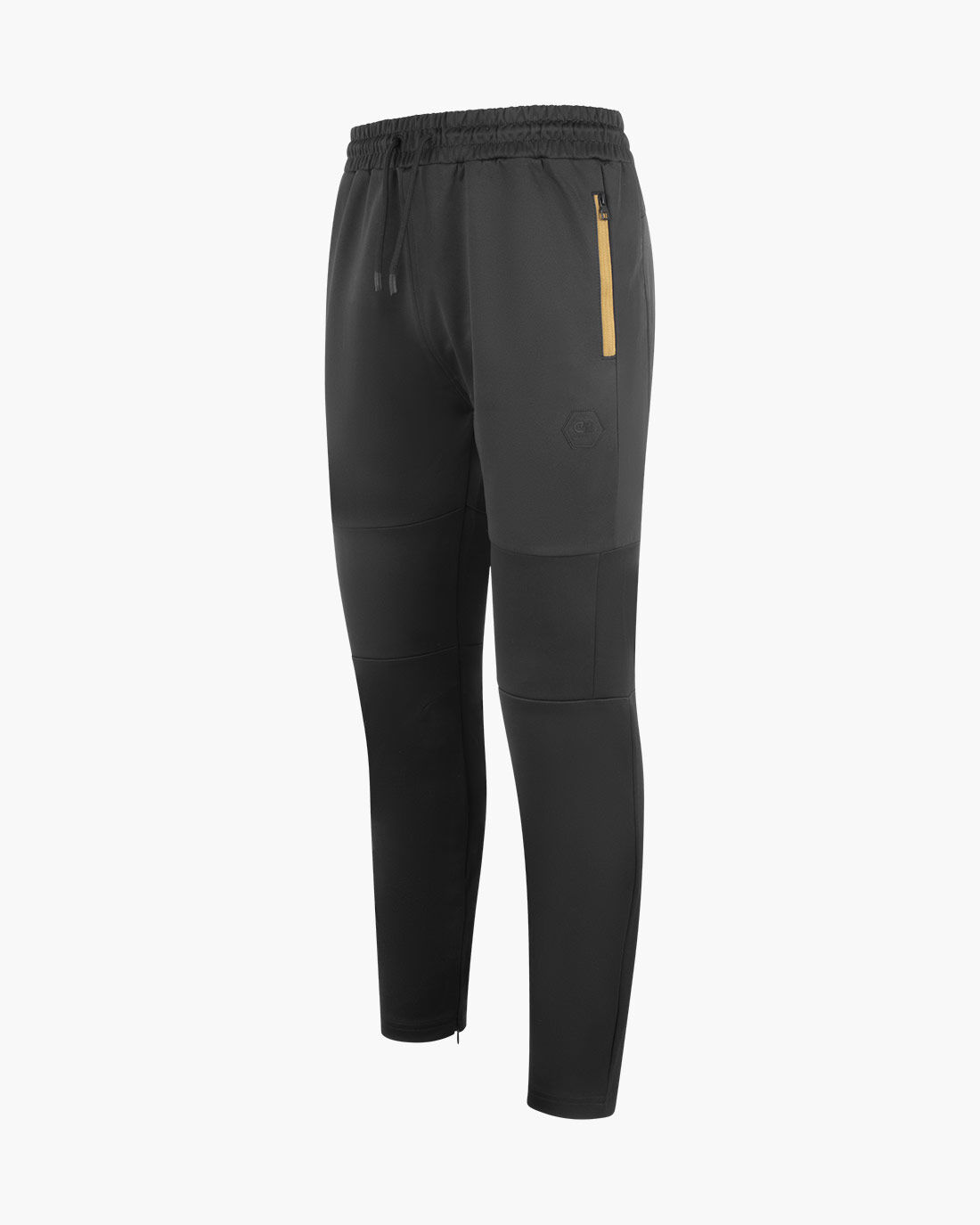 Black and gold track pants sales