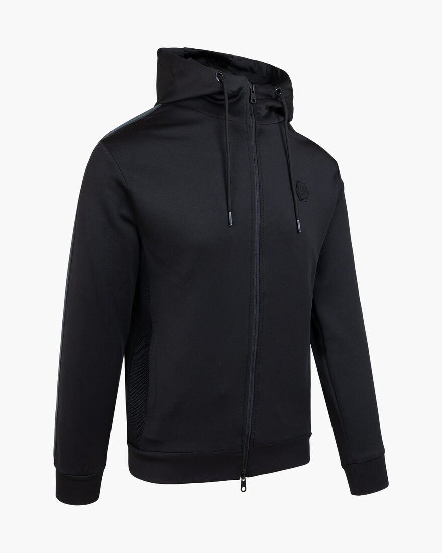 Joel Scuba Track Top  - Polyester / Elastane, Black, hi-res