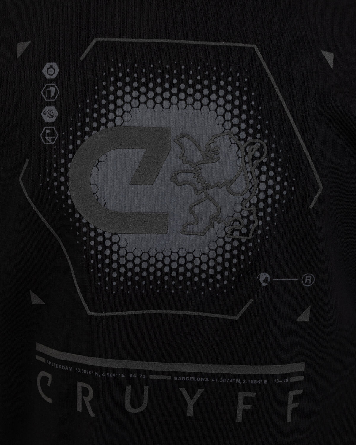 Flair Tee, Black, hi-res