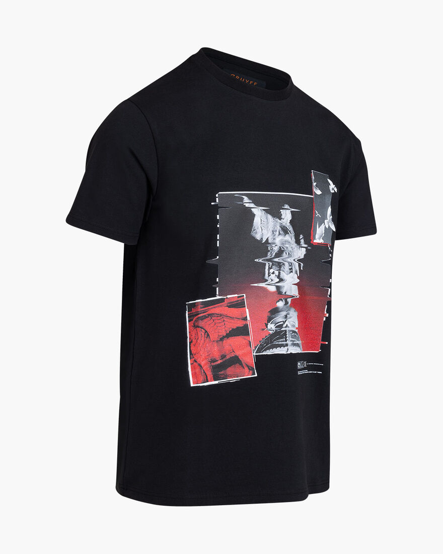 Columbus Tee - 95% Cotton/ 5% Elastan, Black, hi-res