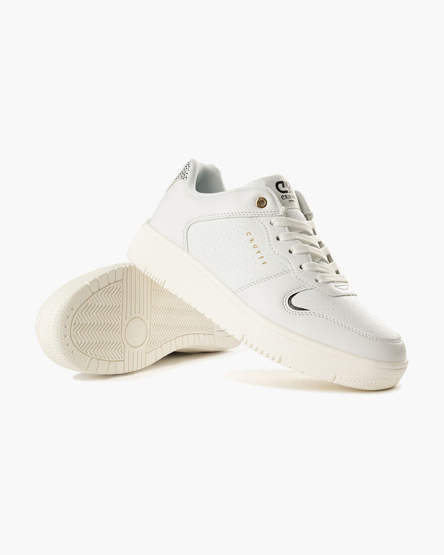 Indoor Royal - Tumbled/Soft Grain + Perf., White/Black, hi-res