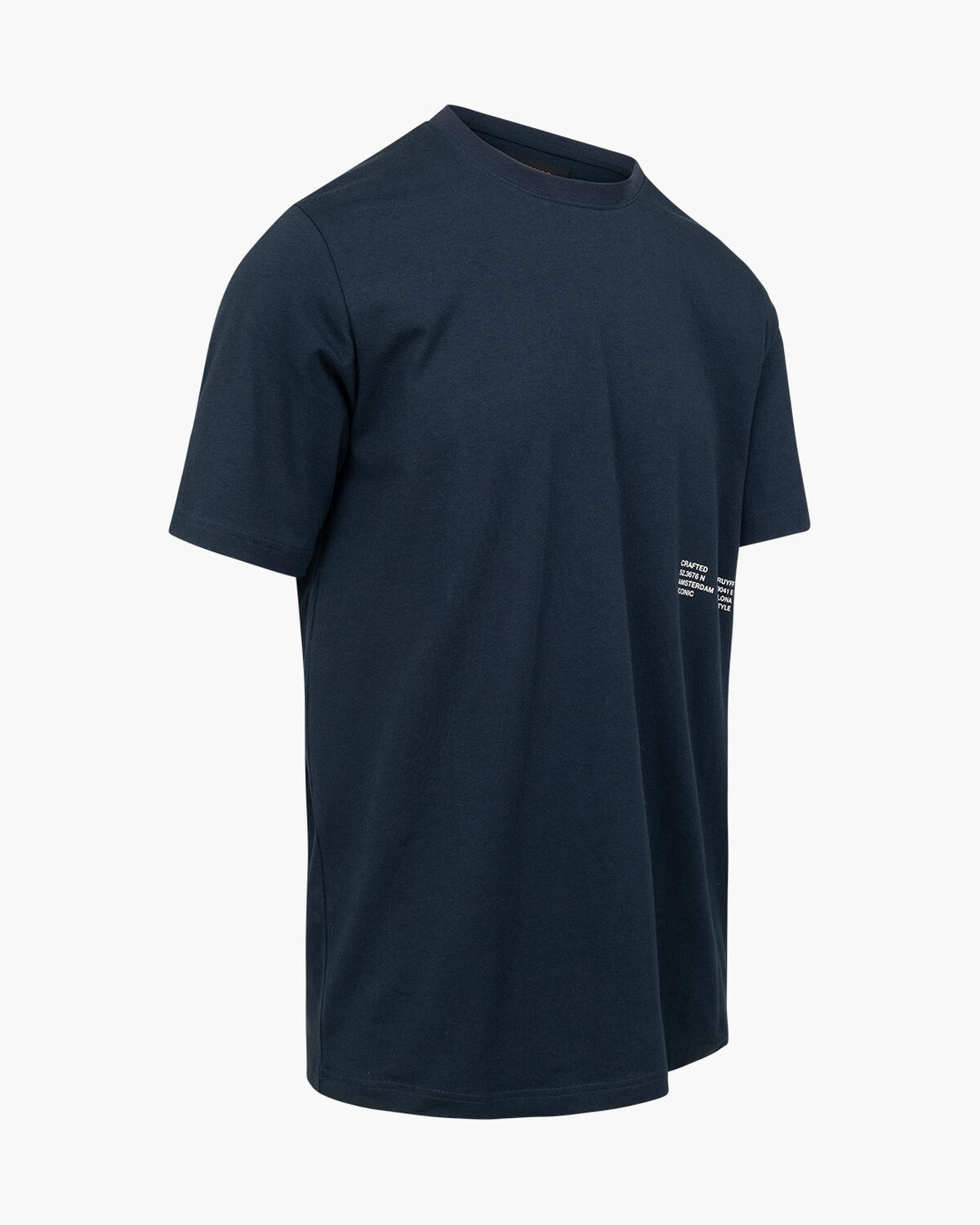 Mica Tee - 95% Cotton 5% Elastane, Blue Nights, hi-res