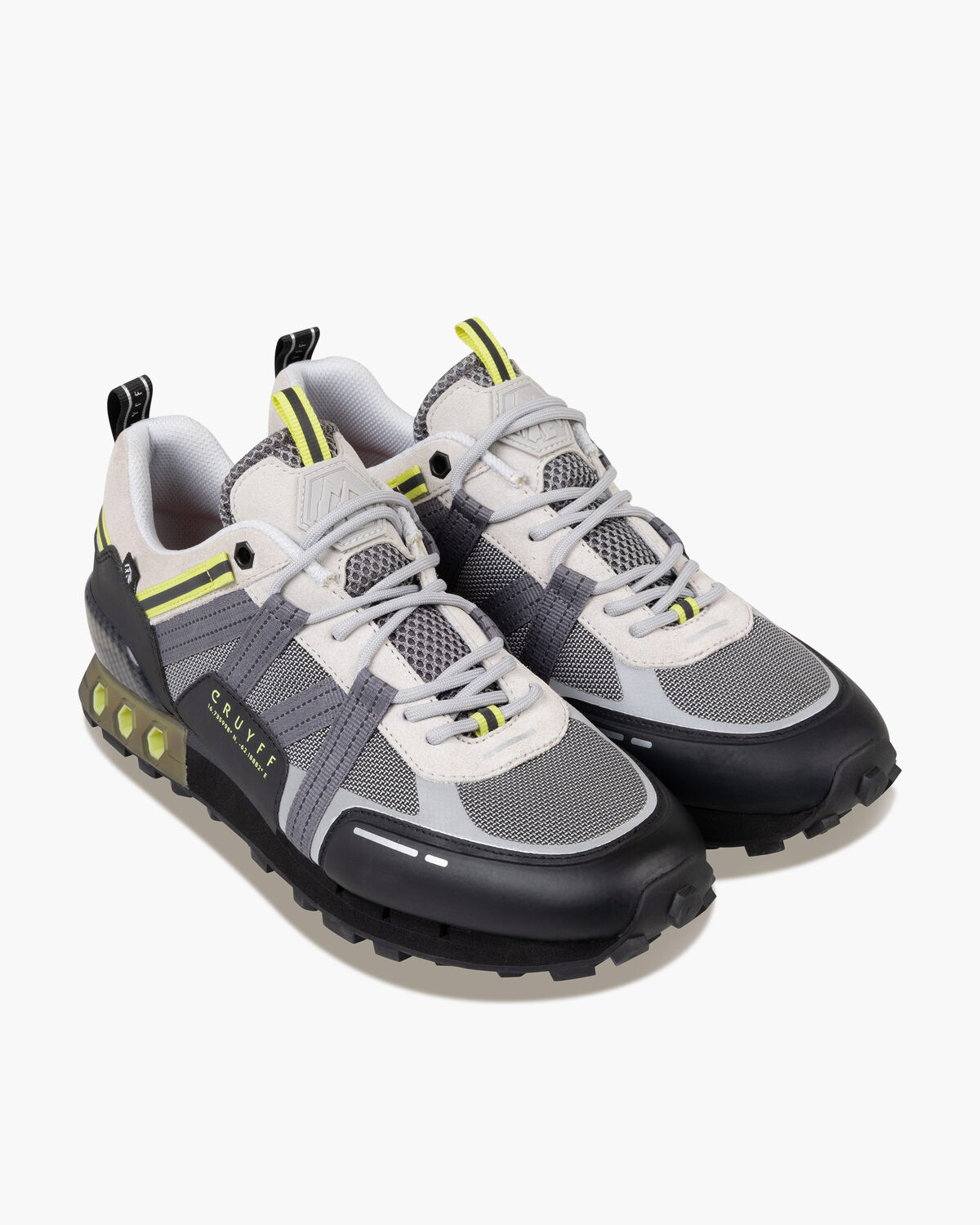 Interlace Hex-Tech // Montserr, Grey/Yellow, hi-res
