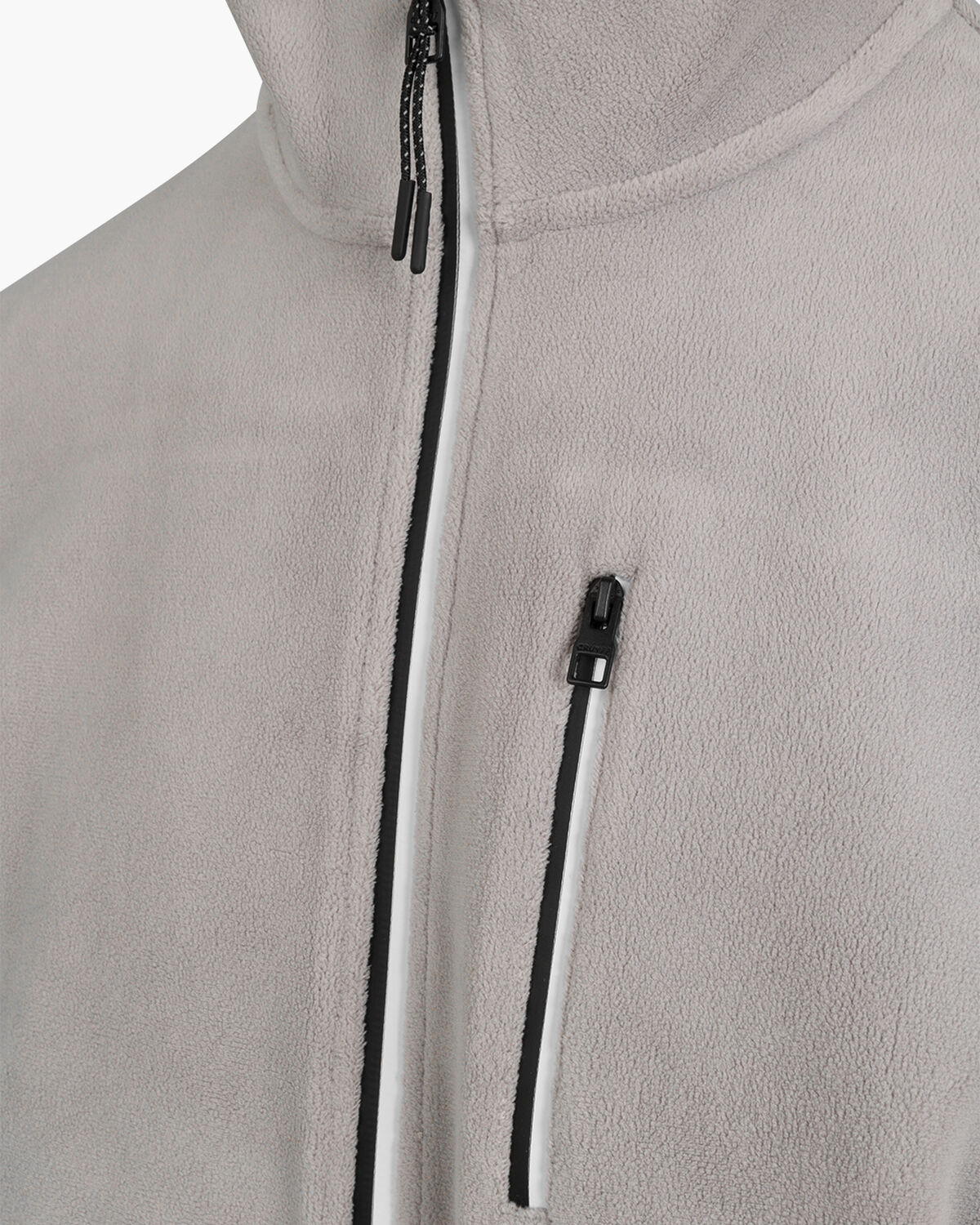 Half Zip Fleece, Light Grey, hi-res
