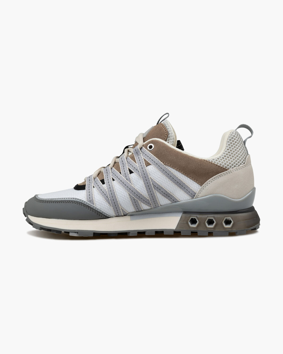 Fearia Hex-Tech, White/Brown, hi-res