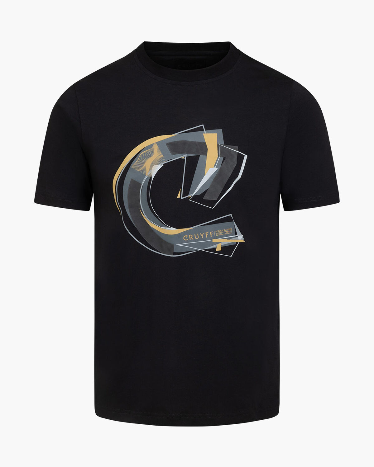 C-Tee, Black/Gold, hi-res