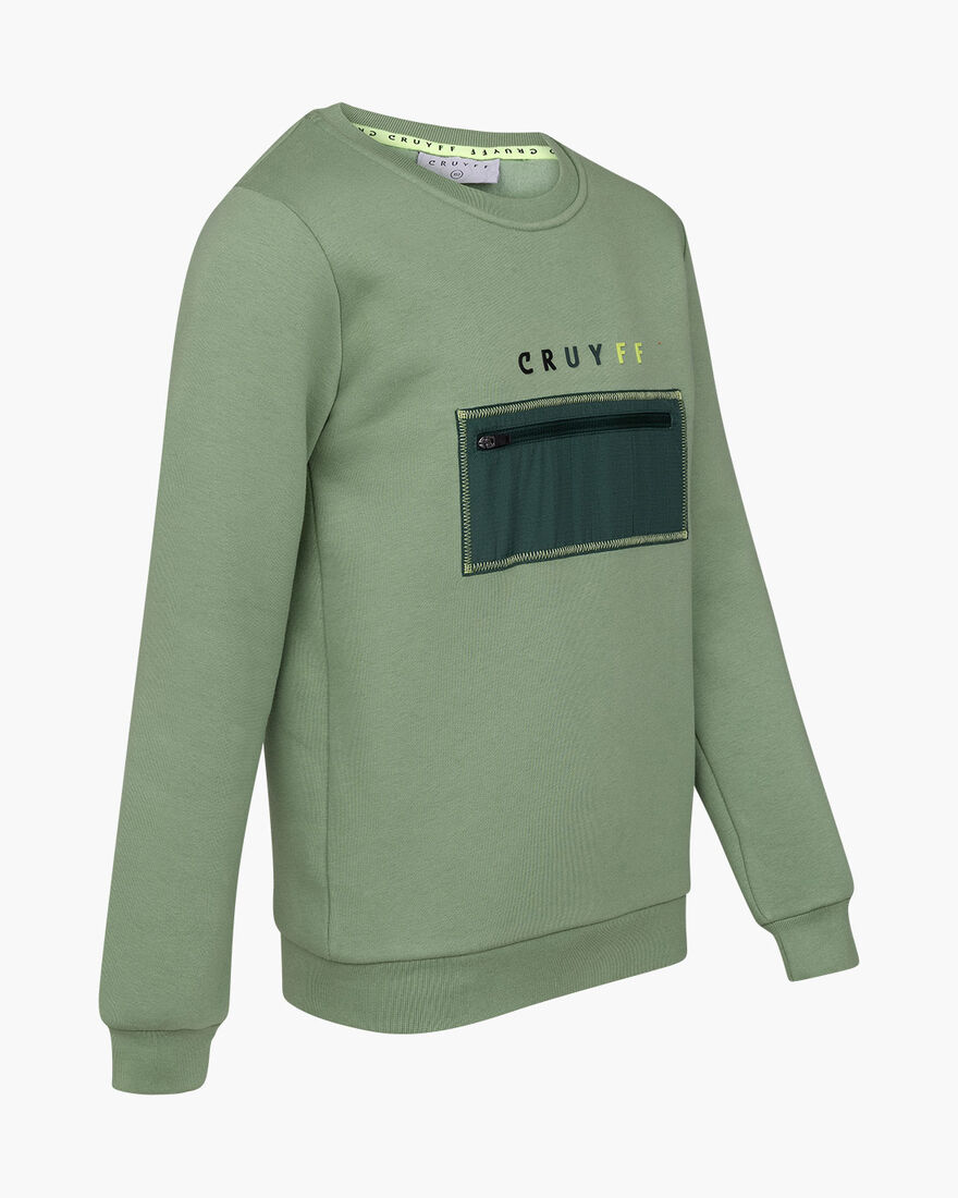Clipper Suit Crewneck, Green, hi-res
