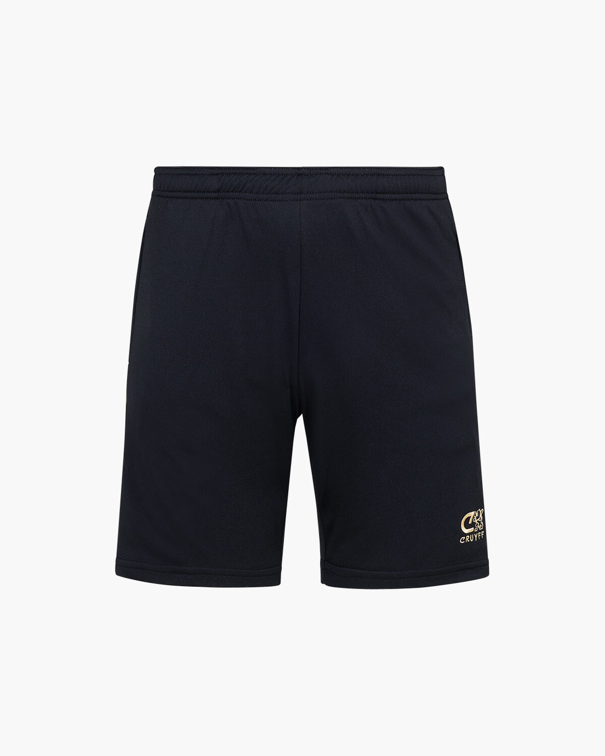 Cruyff Tech Turn Short Junior, Black/Gold, hi-res