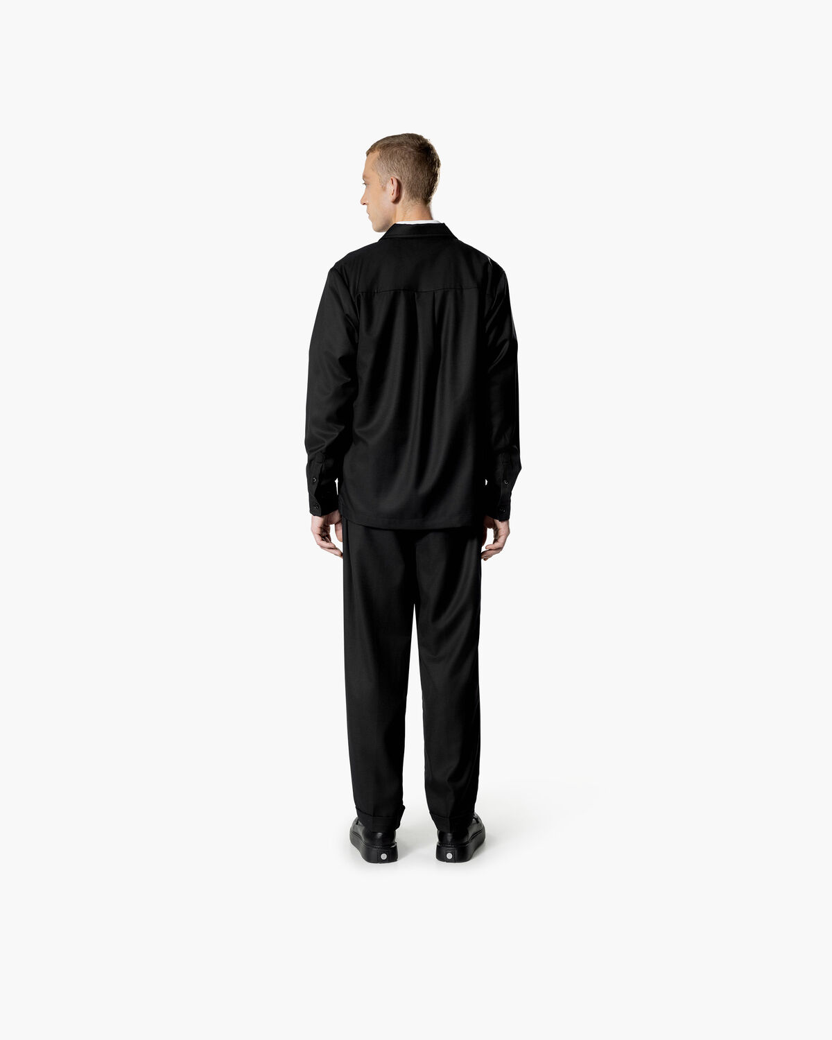 Tailored Tech Overshirt, Black, hi-res