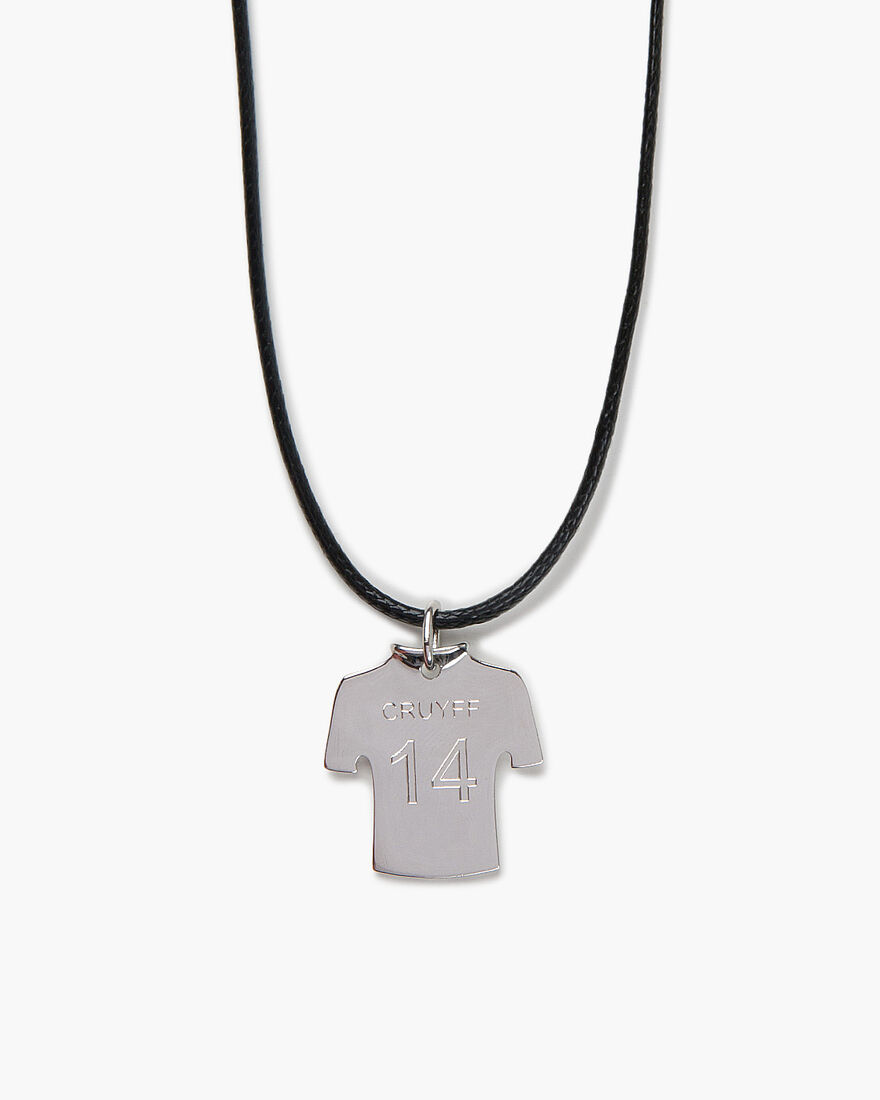 Edson - Jersey Necklace , Black, hi-res