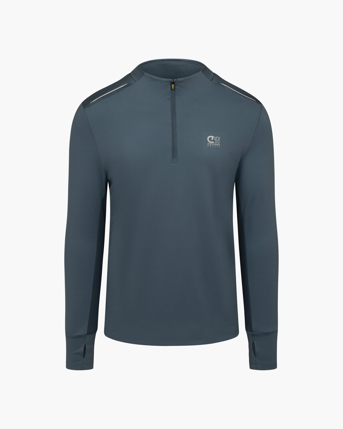 Ametrine 1/4 Zip Top, Dark grey, hi-res