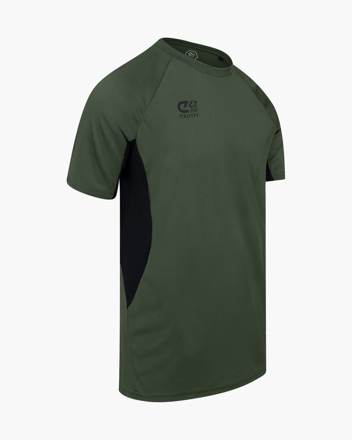 Cruyff Tech Turn Shirt Junior, Green/Black, hi-res