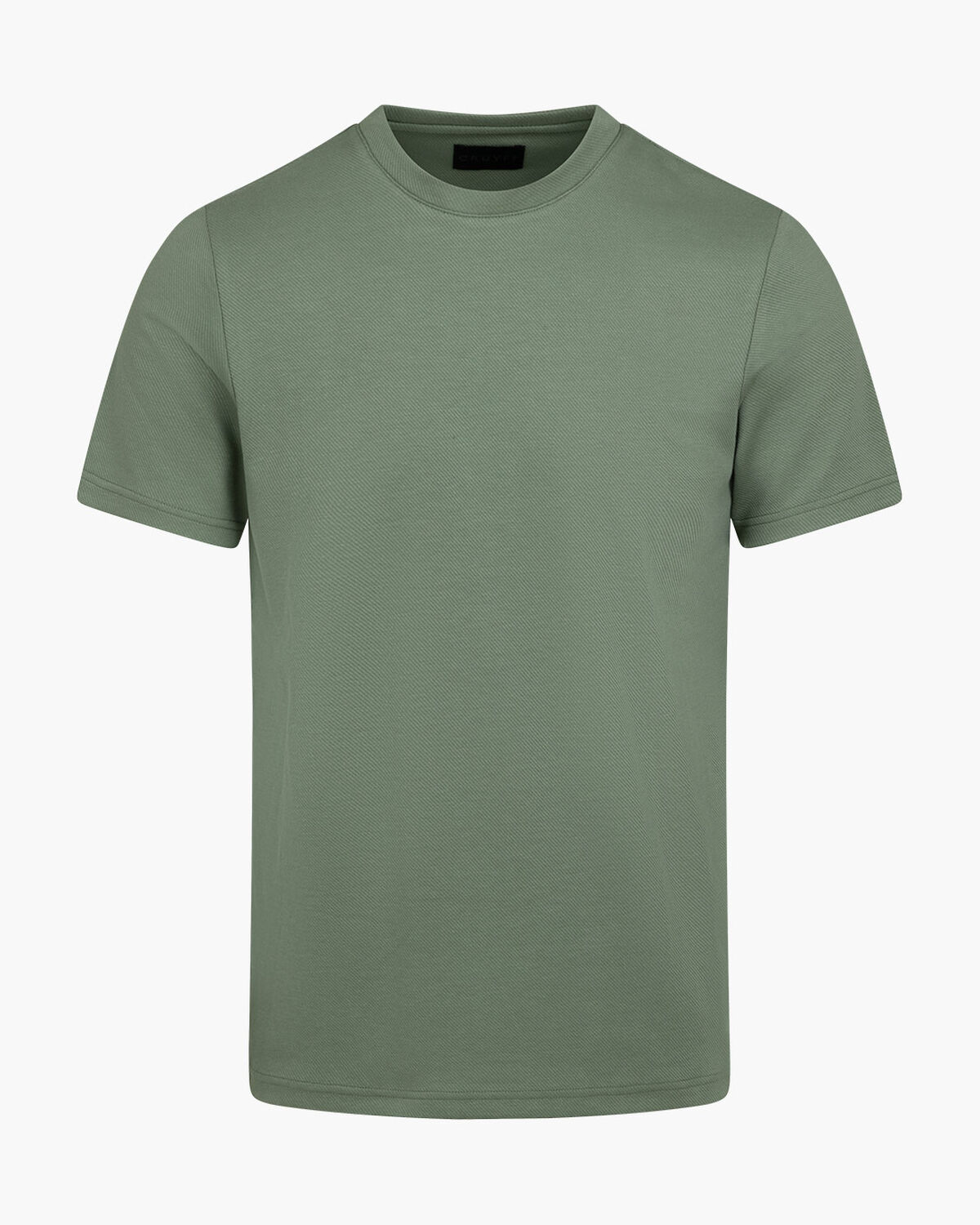 Twill Tee, Grey/Green, hi-res