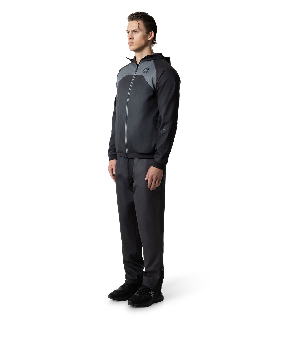 Cambio Woven Tracktop, Black, hi-res