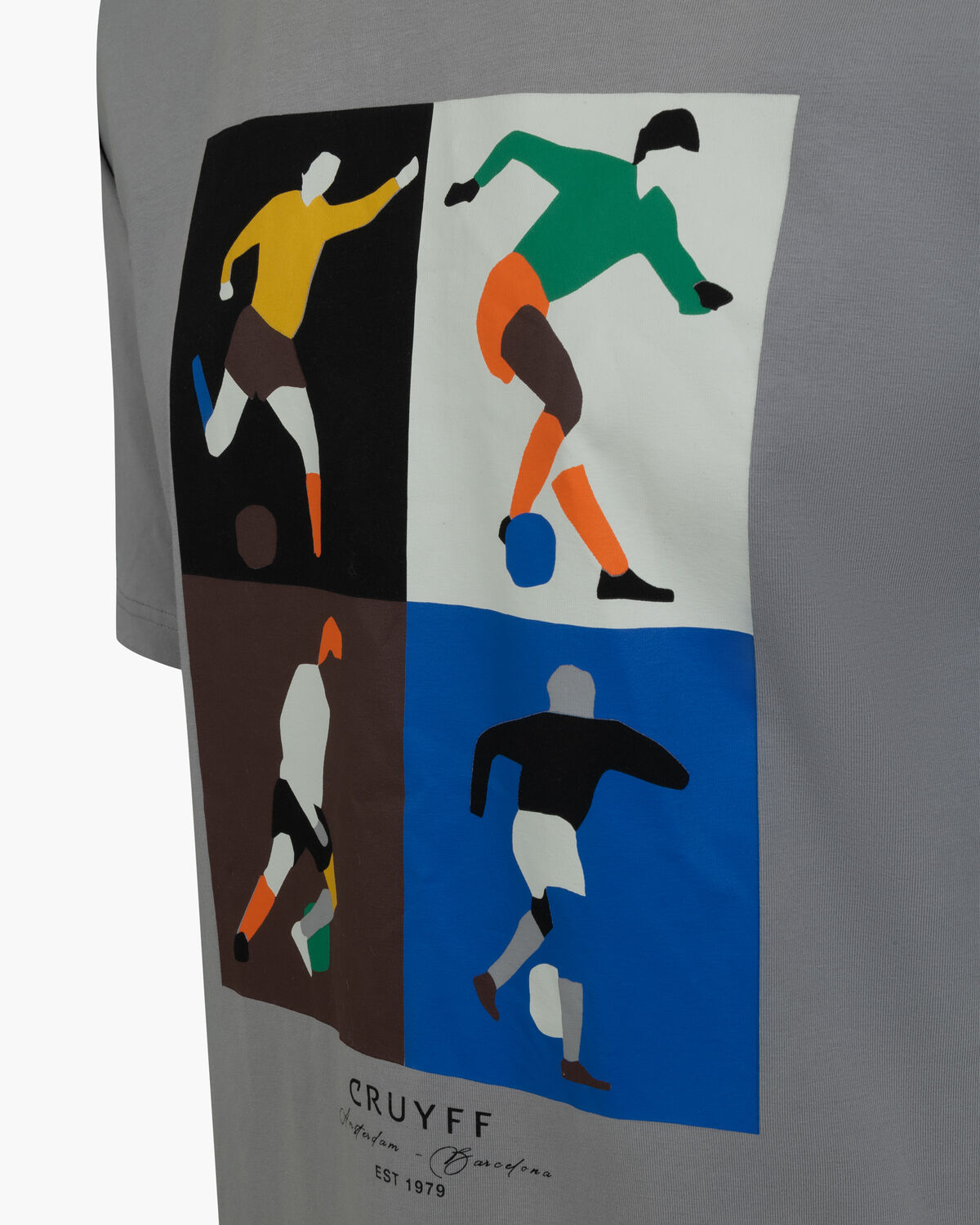 Cruyff Turn Tee, Ultimate Grey, hi-res
