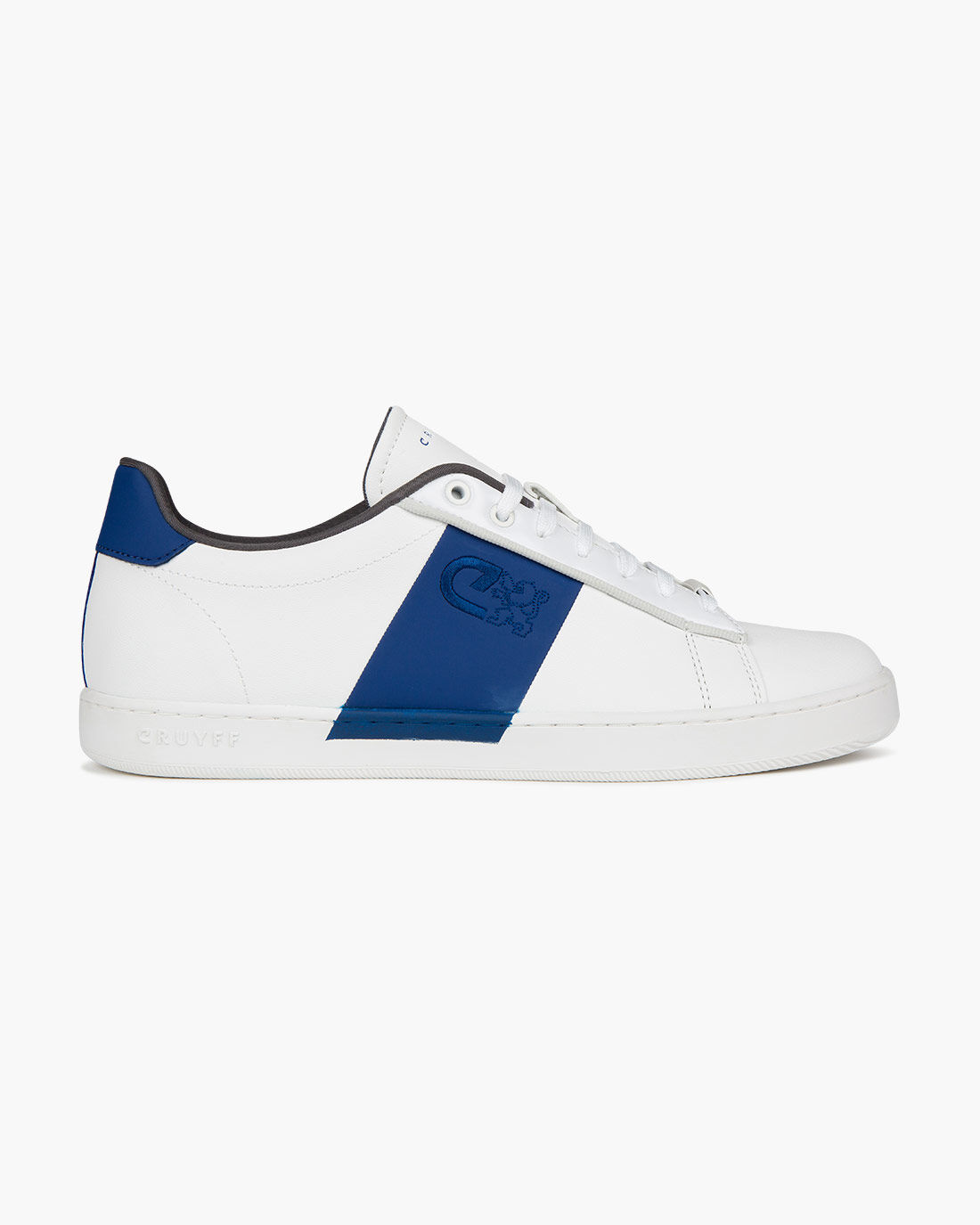 Shop Gross Matte White E. Blue Soft Grain Vernice Official Cruyff Webshop