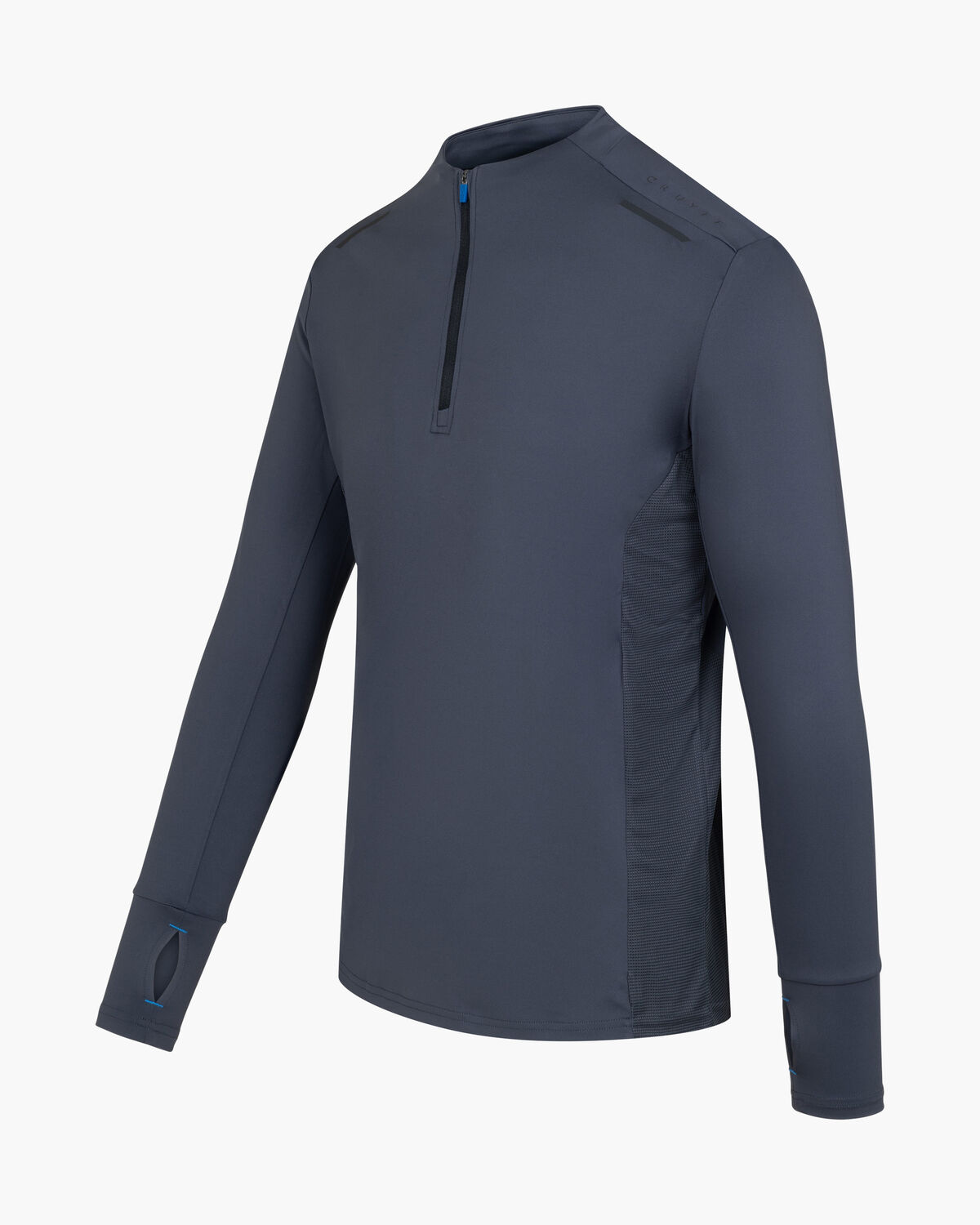 Metabolic 1/4 Zip LS Top, Light Grey, hi-res