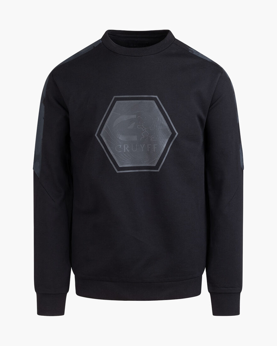 Absent Camo Sweater, Black, hi-res