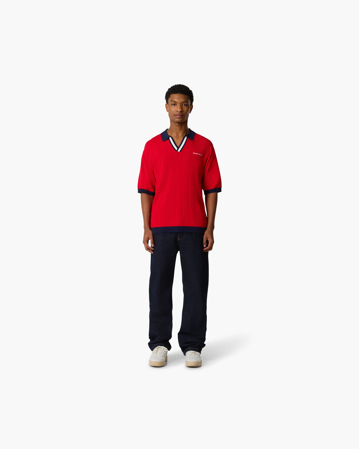Retro Sport Polo, Red, hi-res