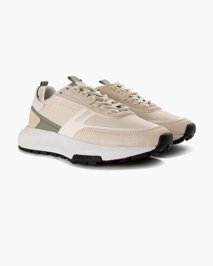Ambruzzia - Suede/Nylon, White/Green, hi-res