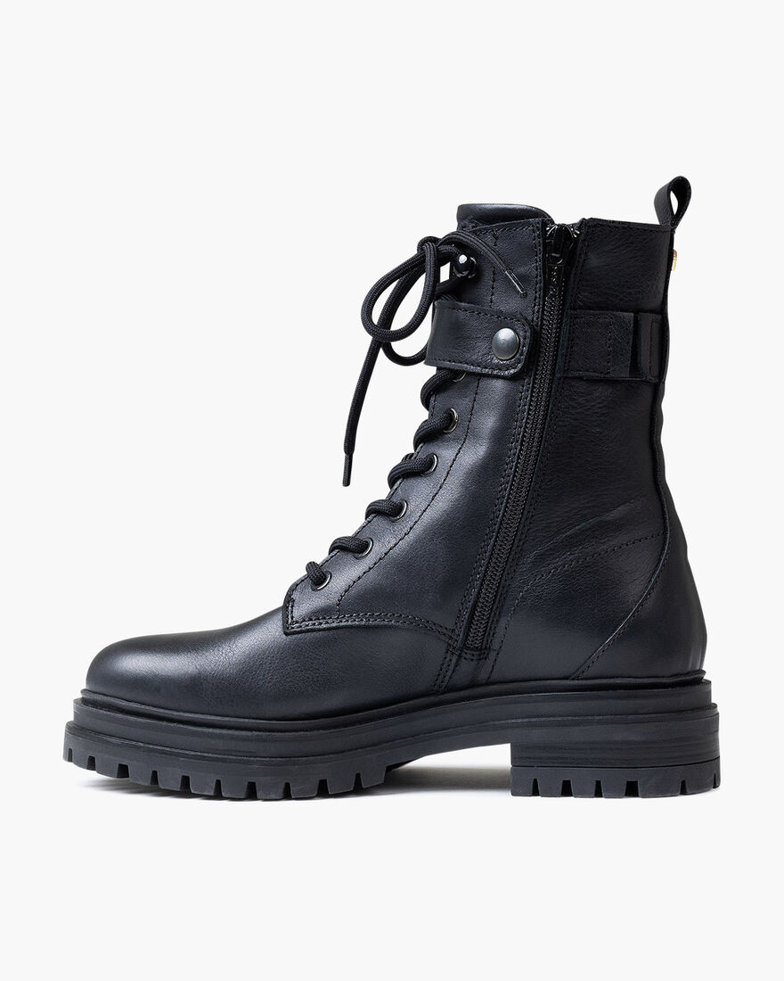 Commando Lace Boot, Black, hi-res