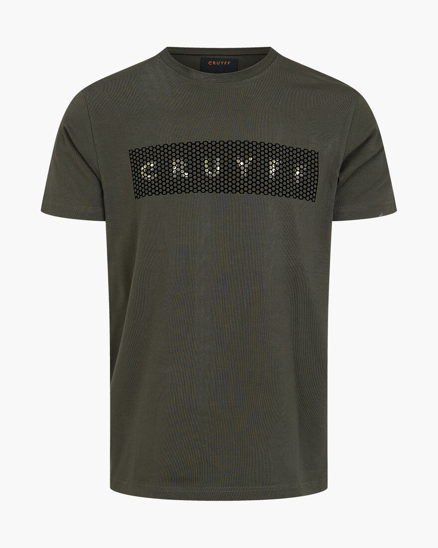 Camo Tee - 95% Cotton / 5% Elastane, Green, hi-res