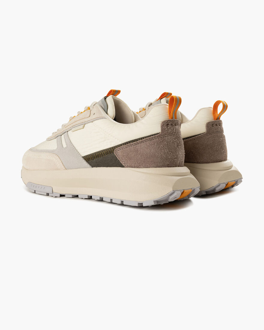 Ambruzzia - Crepe Nylon/Soft Leather, Off white, hi-res