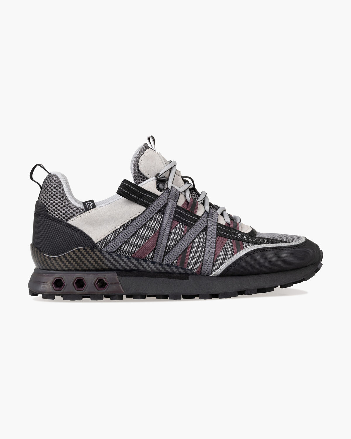 Fearia Hex-Tech // Montserrat, Grey/Red, hi-res