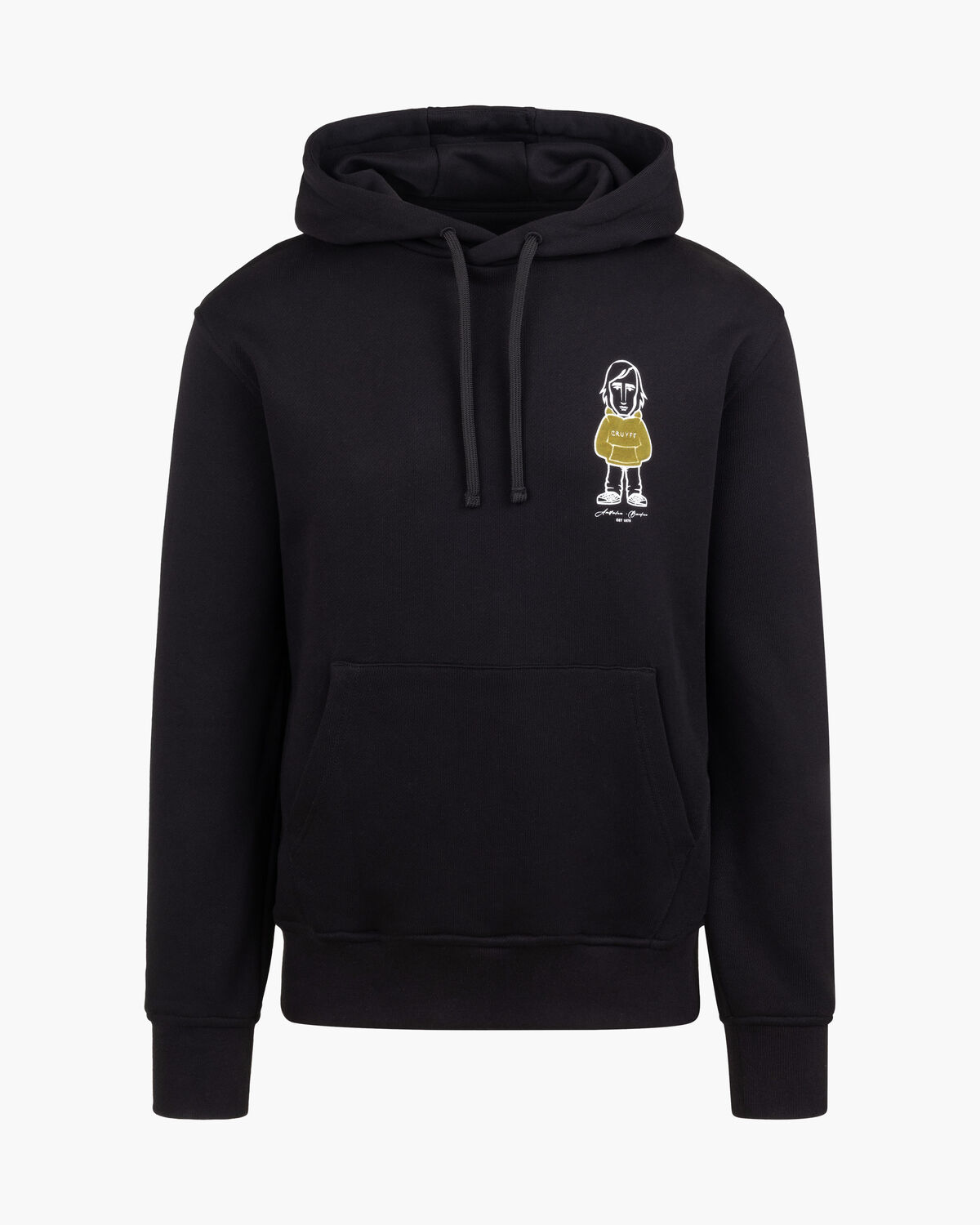 Cruyff Avatar Hoodie, Black/Gold, hi-res