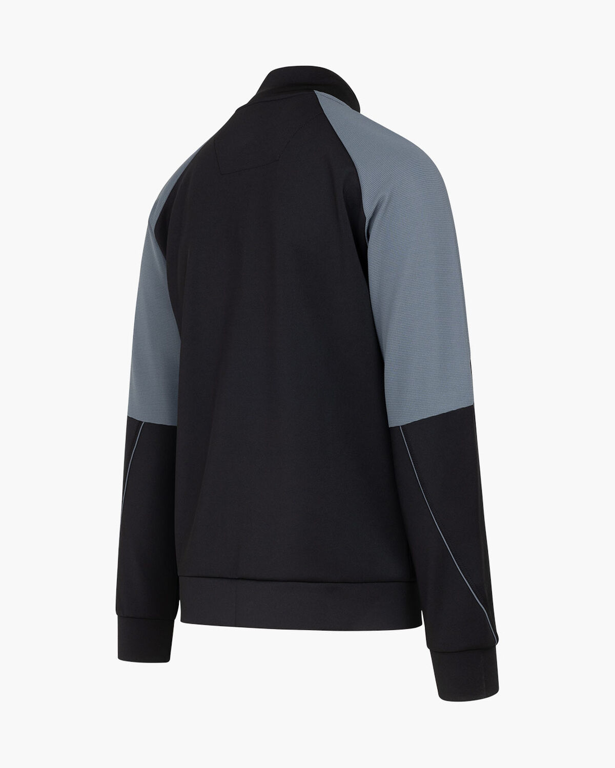 Zayne Scuba Track Top - 95% Polyester 5% Elastane, Black, hi-res