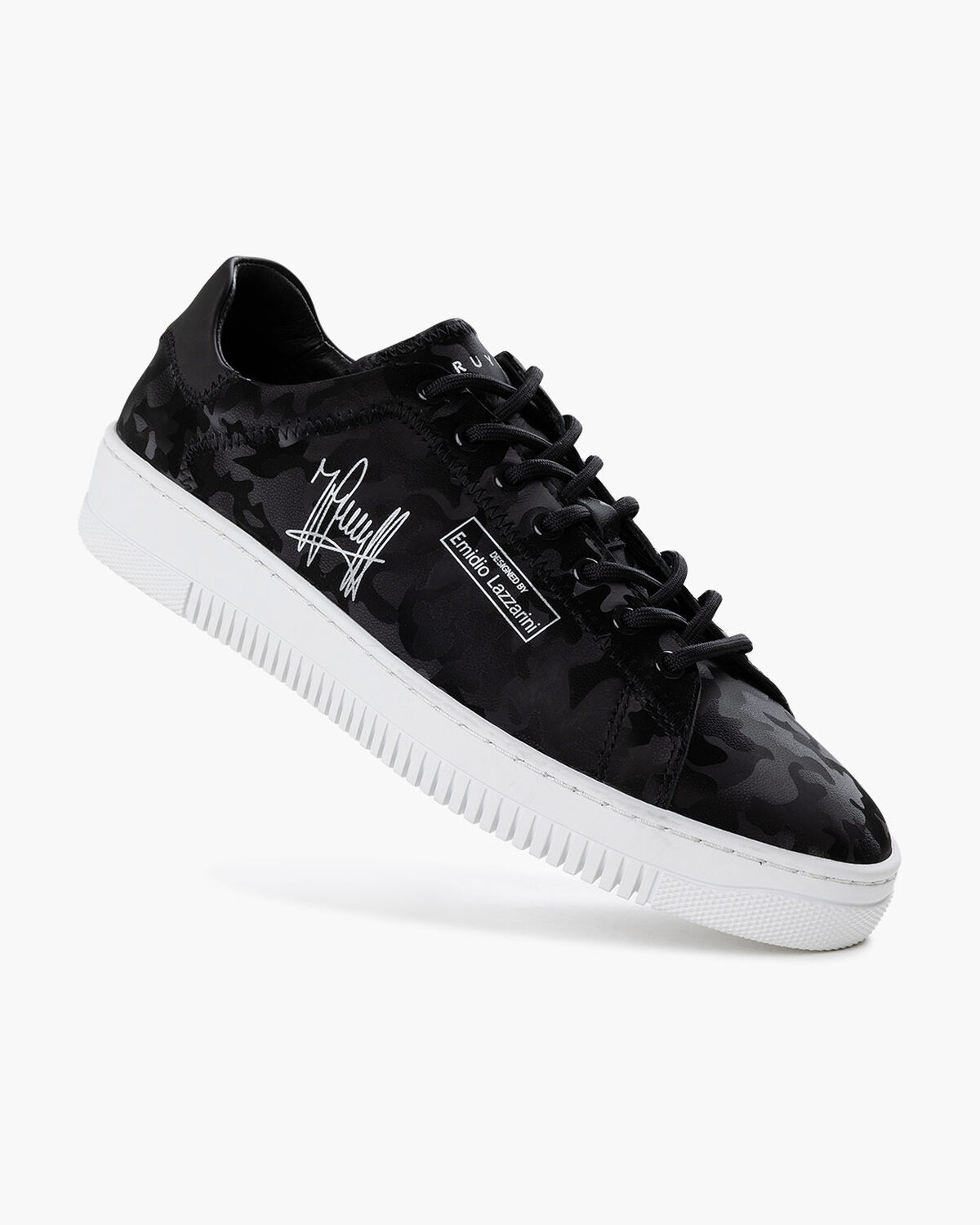 Joan - Camo leather/Matt, Black, hi-res