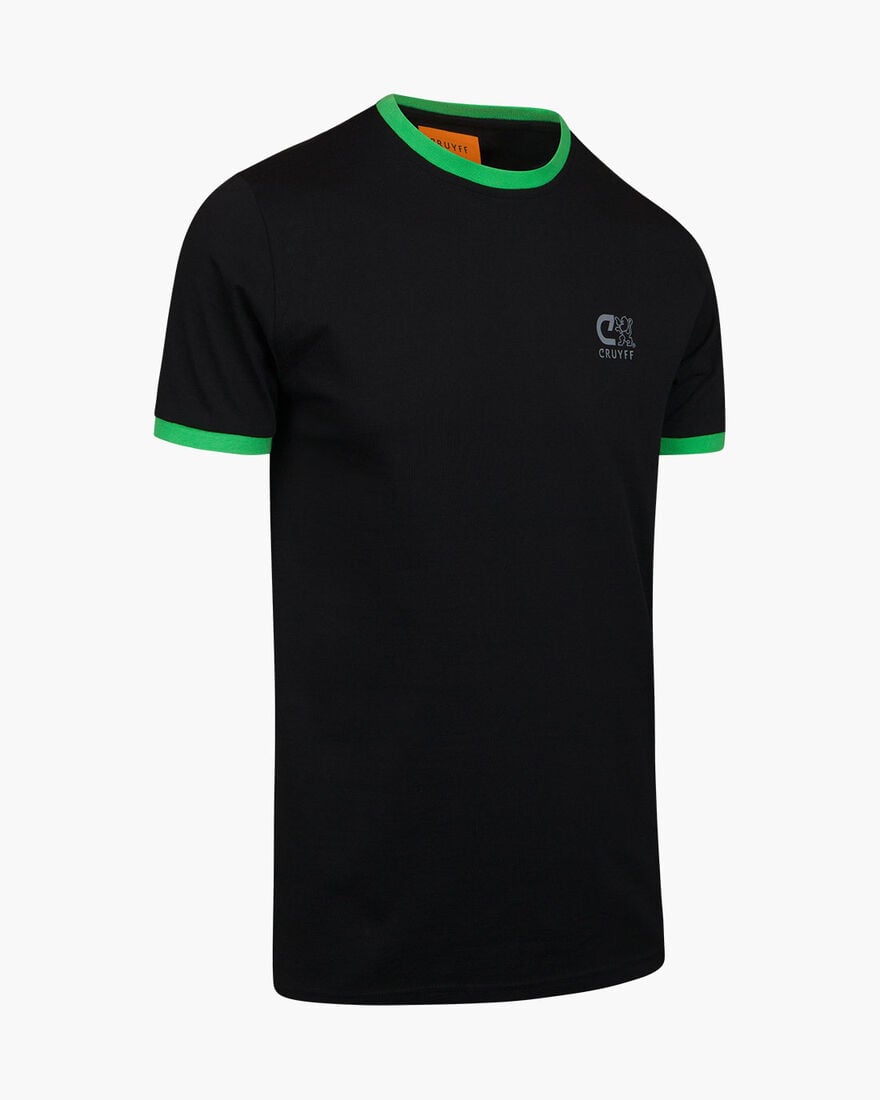 Devante SS T-Shirt - Navy/Royal - 100% cotton, Black/Green, hi-res