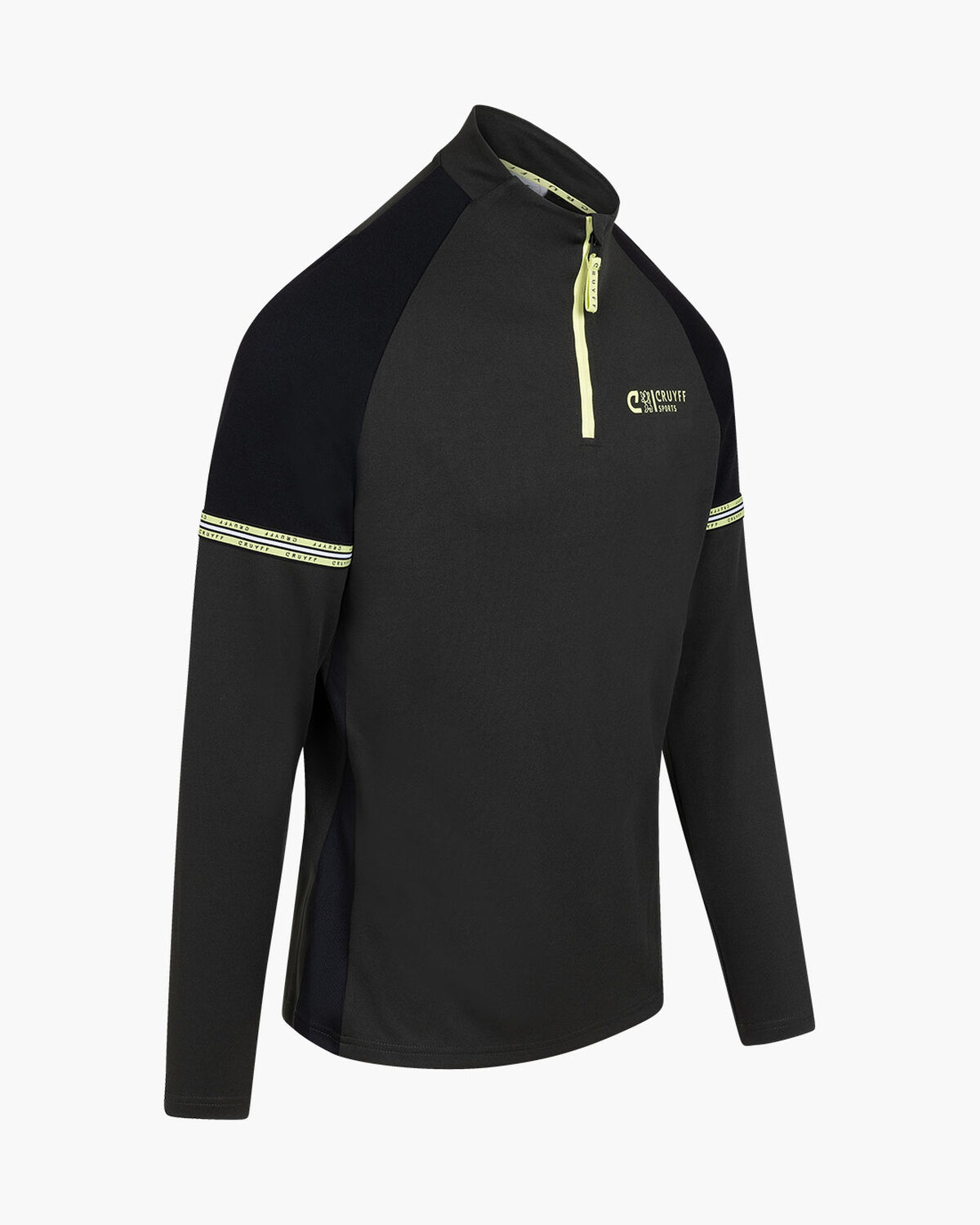 Slide Half-Zip - 100% Polyester, Army green, hi-res