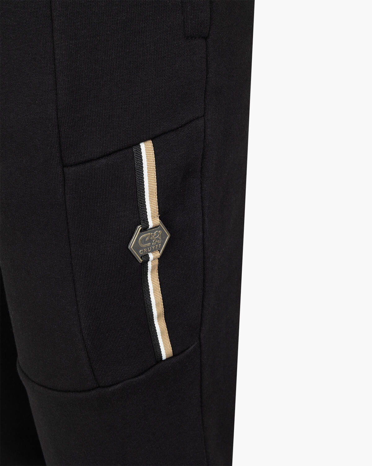 Torch Trackpant, Black/Gold, hi-res
