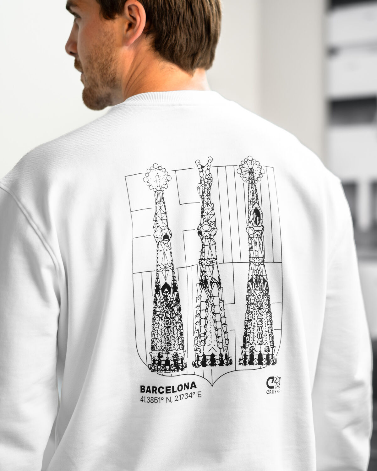 City Pack Crewneck BCN 2.0, White, hi-res