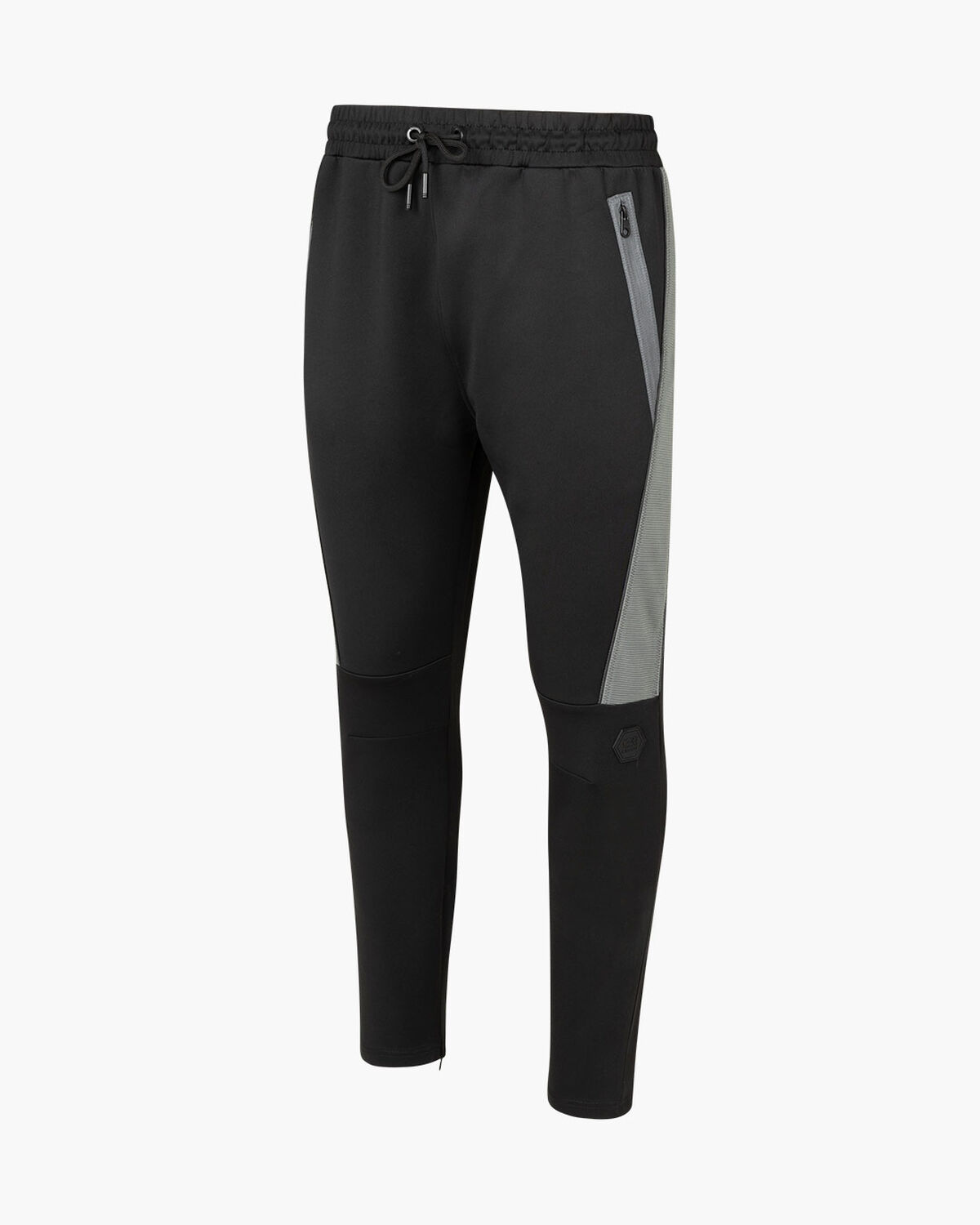 Zayne Scuba Track Pants - 95% Polyester 5% Elastan, Black, hi-res