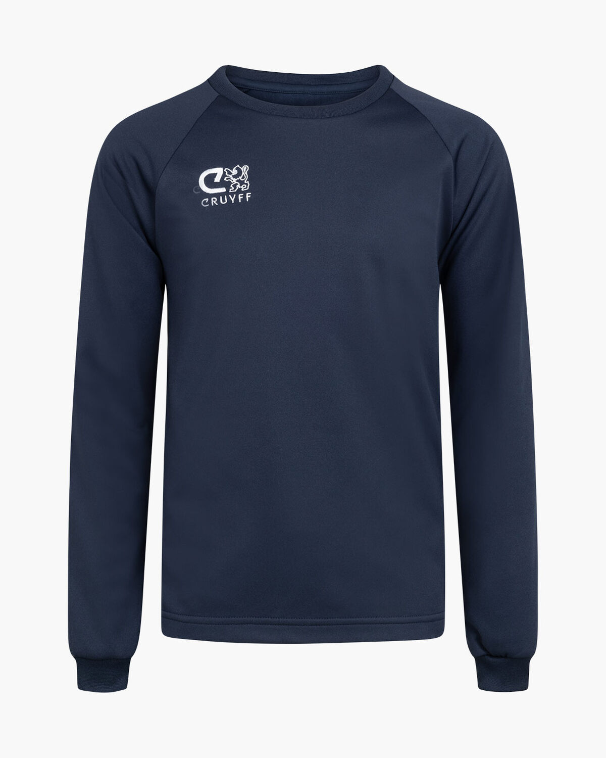 Cruyff Turn Tech Crew Top Junior, Navy, hi-res