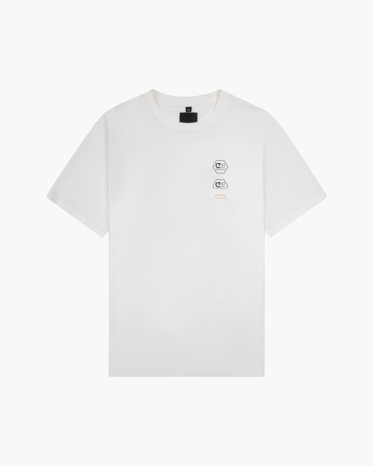 C-Lion Back Graphic Tee, White/Orange, hi-res