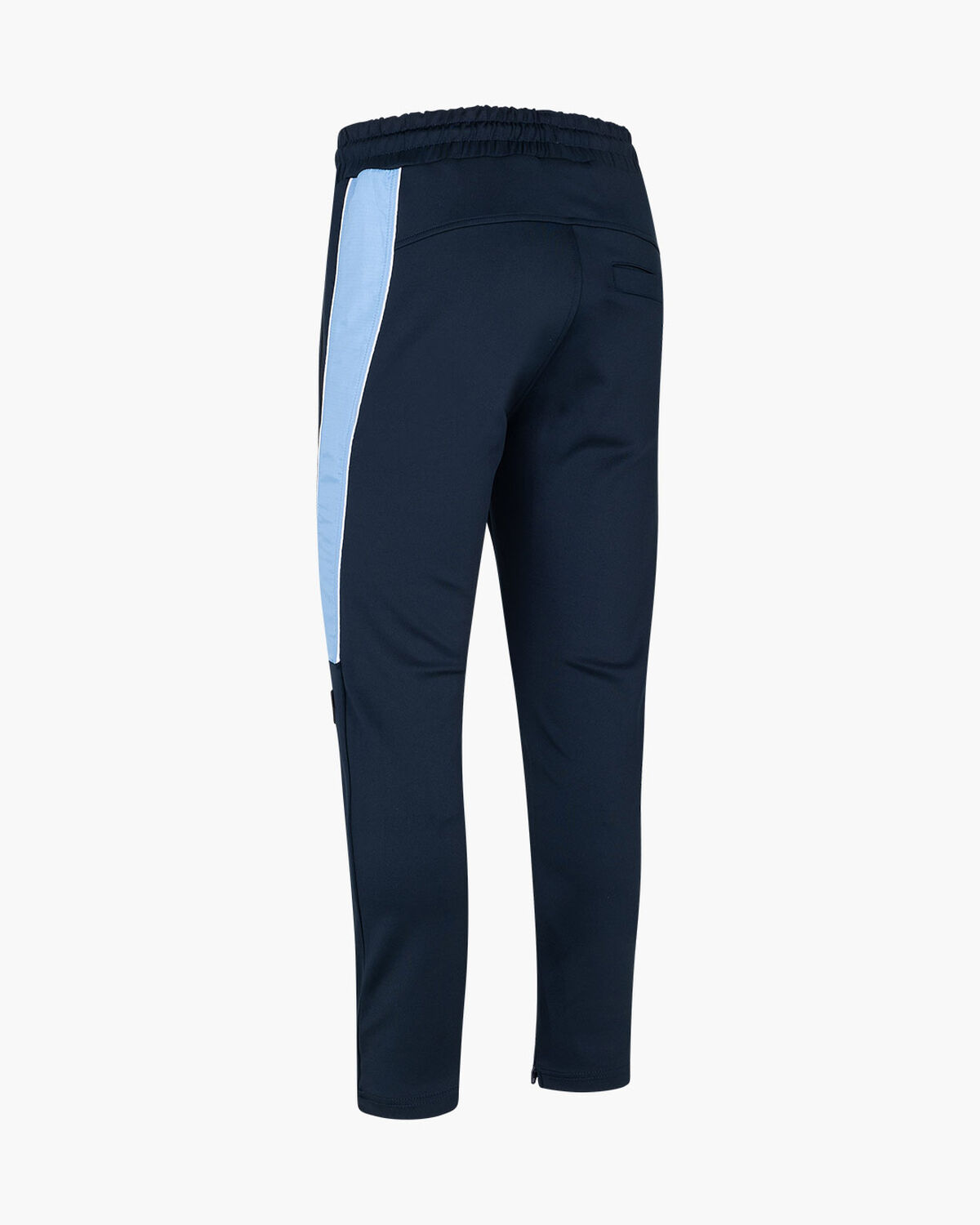 Saul Track Pant - Scuba / lightweight crinkle rips, Blue, hi-res