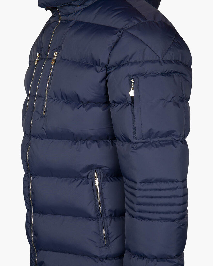 Veneto Quilted Jacket - Navy - 100% Polyamide, Navy, hi-res