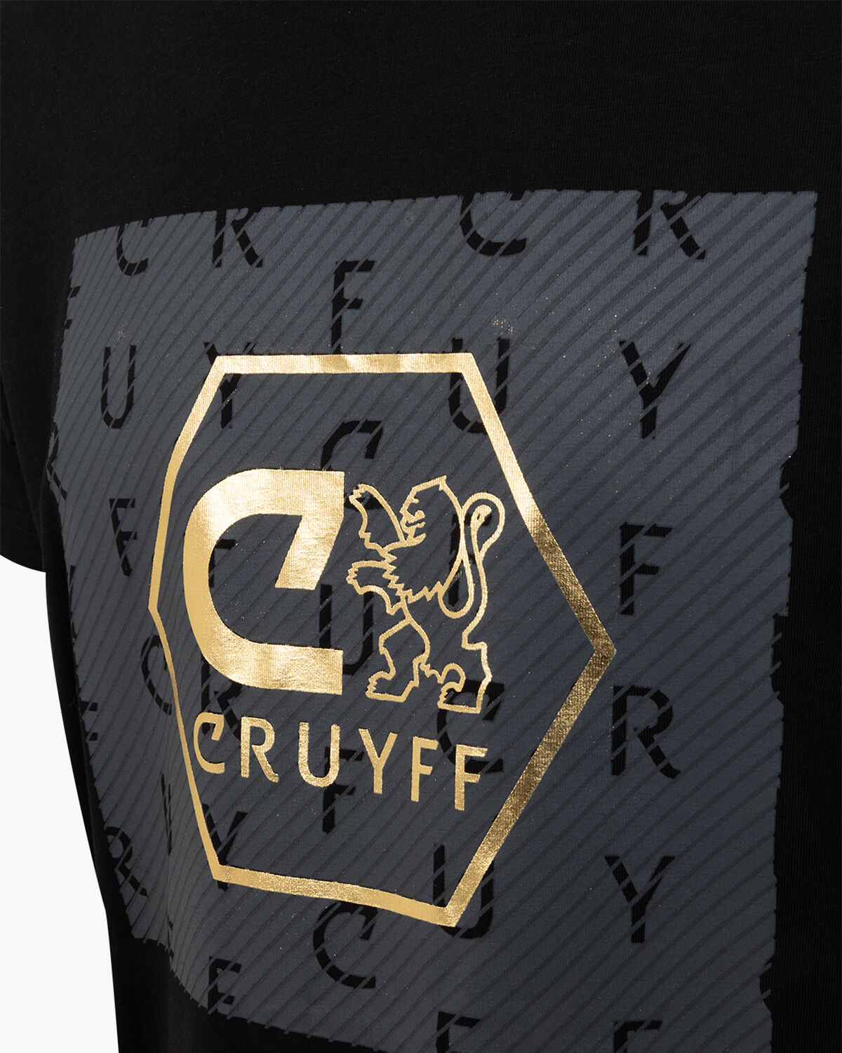 Explore Tee, Black/Gold, hi-res