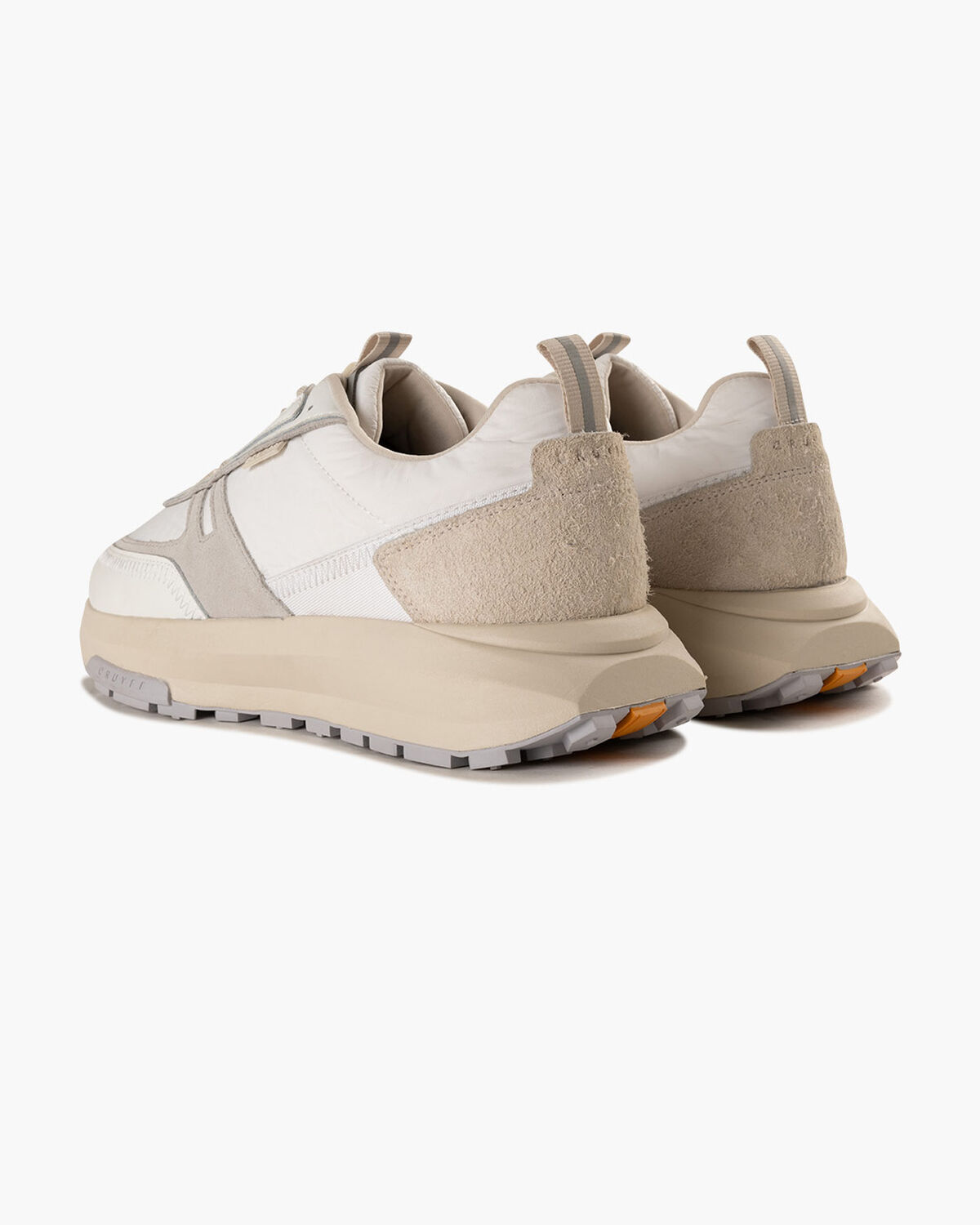 Ambruzzia - Crepe Nylon/Soft Leather, White/Miscellaneous, hi-res
