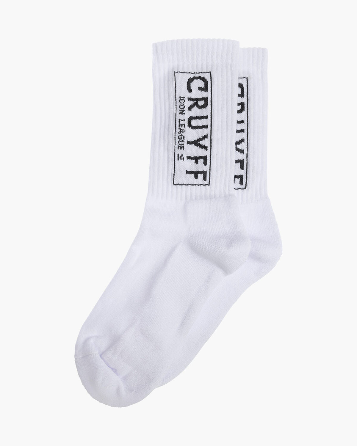 Box Logo Socks, White, hi-res