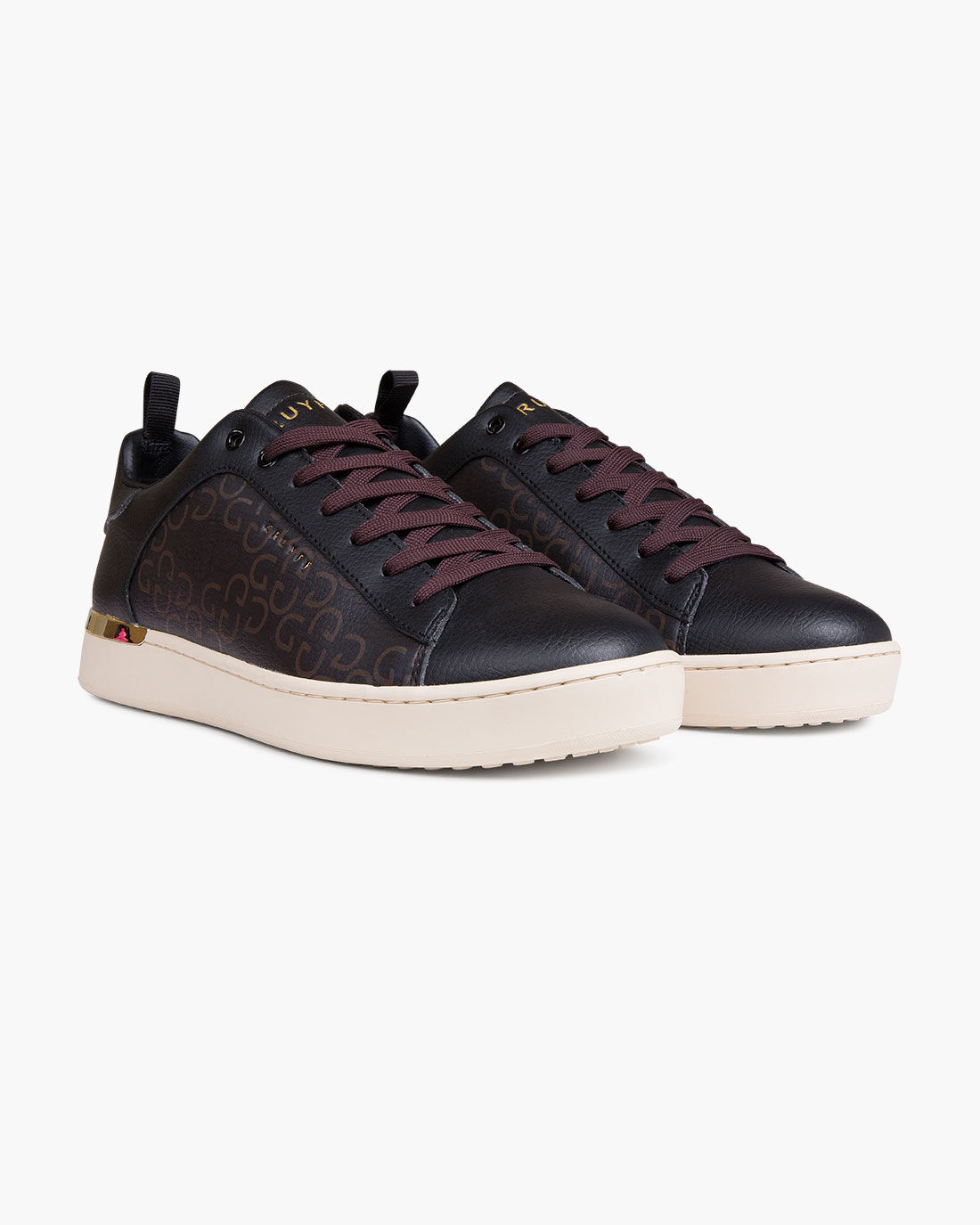 Cruyff Patio Lux zwart goud sneakers heren (CC7850201490) -  outletsportschoenen.nl