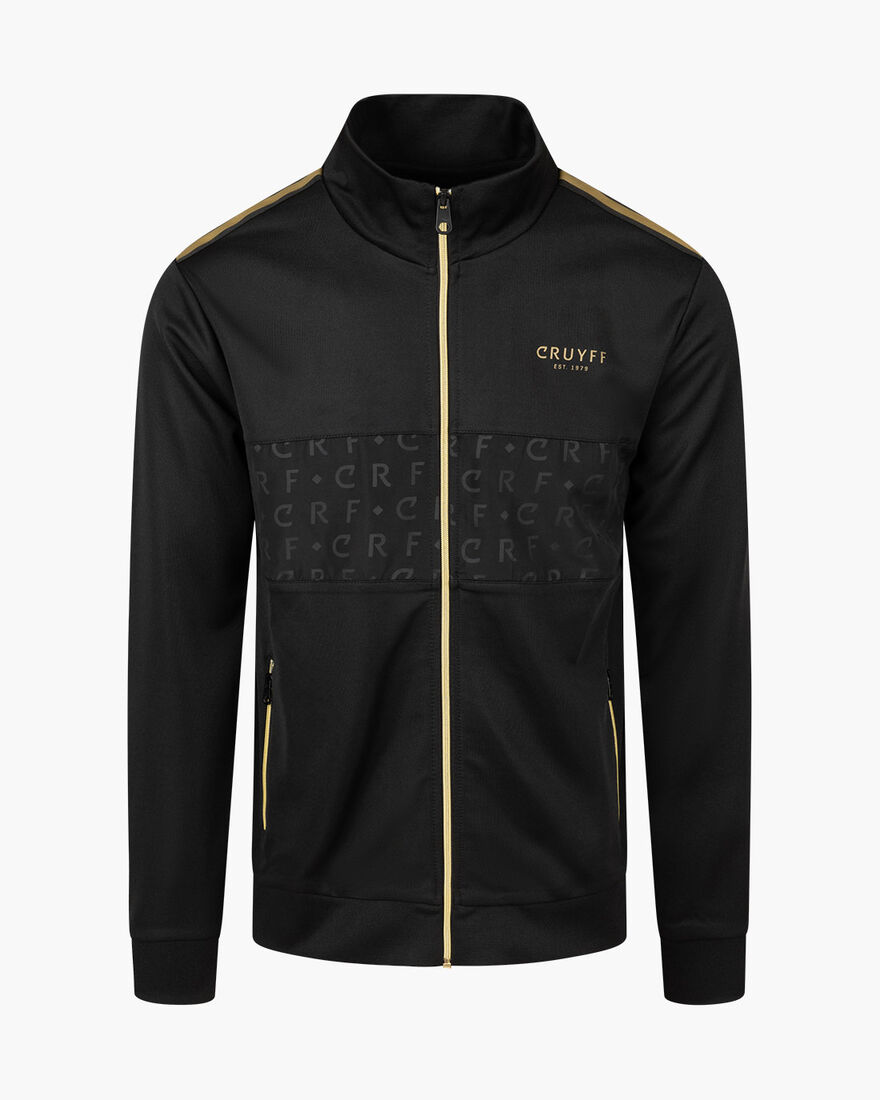 Gregory Track Top - 65% Polyester 35 % Cotton, Black, hi-res