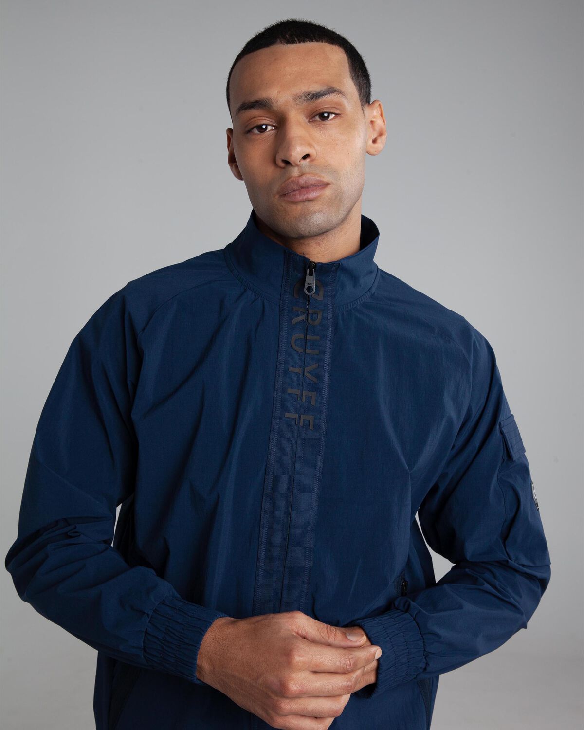 Kysar Track Top, Navy, hi-res