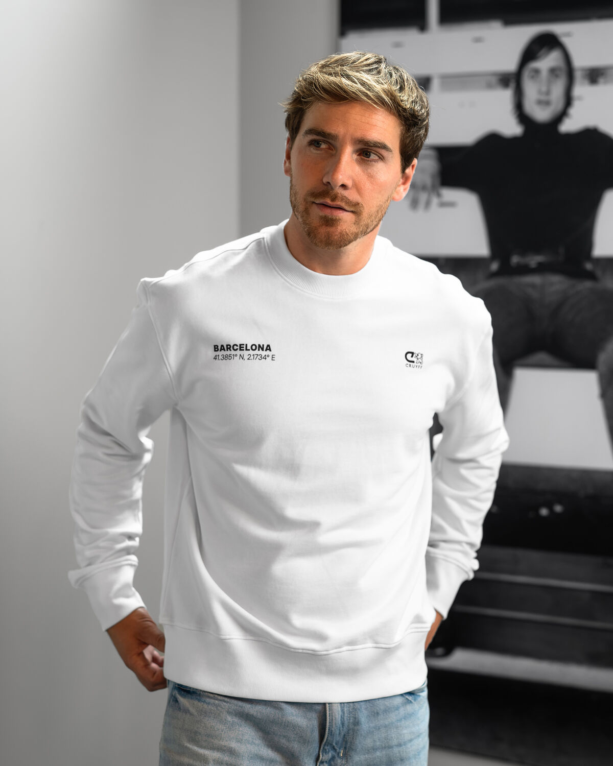 City Pack Crewneck BCN 2.0, White, hi-res